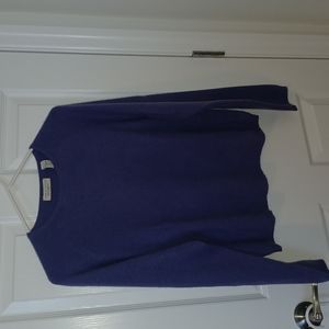 Scoop neck cashmere sweater